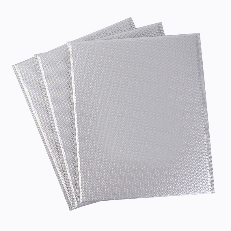 银灰色气泡袋批发复合珠光膜信封袋服装快递袋打包袋银灰色泡沫袋